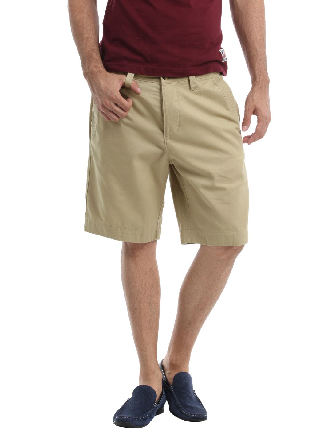 Myntra Men Beige Shorts