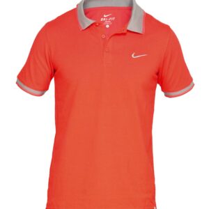 Nike Men's Pique Red Polo T-Shirt