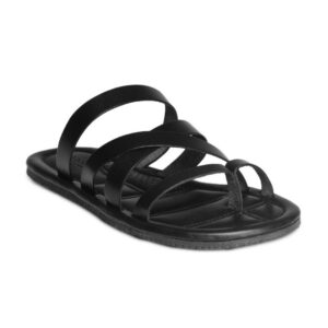 Arrow Men Black Sandals