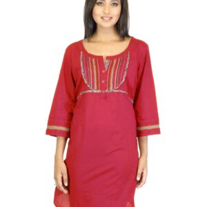W Women Red Kurta