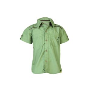 Gini and Jony Kids Boys Printed Green Tshirts