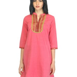 Aurelia Women Peach Kurta