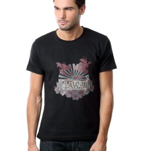Myntra Men Hawaii Black T-shirt