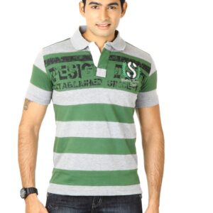 Status Quo Men Grey Polo Tshirts