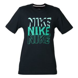 Nike Men Printed Texture Black T-shirt