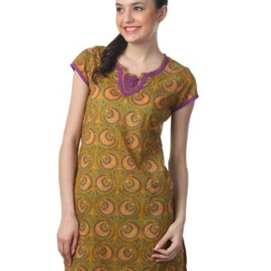 Mother Earth Women Mustard Kurta