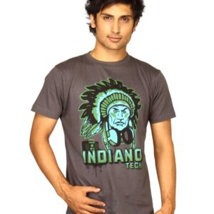 Inkfruit Men's Indiano Dark Grey T-shirt