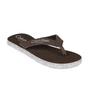 Calvin Klein Men Brown Flip Flops