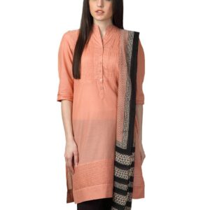 Fabindia Women Printed Red Dupatta