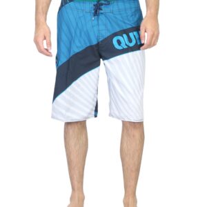 Quiksilver Men Printed Blue Shorts