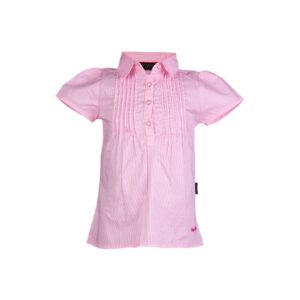 Doodle Kids Girl Striped Pink Top