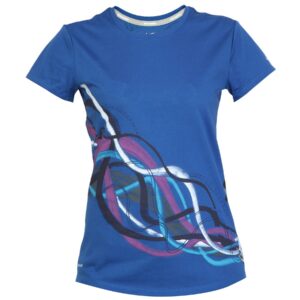 Nike Women Printed Blue Tshirts