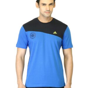 ADIDAS Men Blue T-shirt