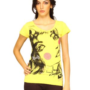 Jealous 21 Women Yellow Love Being Adored Top