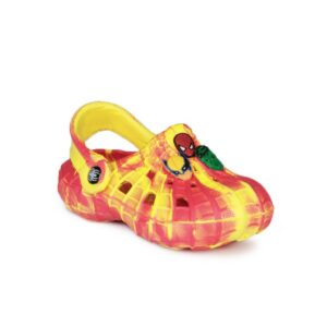 Marvel Boys Yellow and Orange Slippers