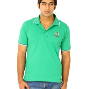 Flying Machine Men Green Polo Tshirts