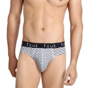 FCUK Underwear Men White & Black Brief