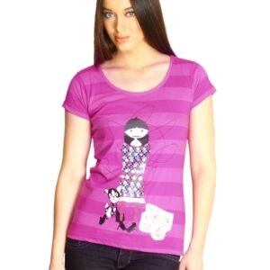 Jealous 21 Women Jealous Mabel Pink T-shirt