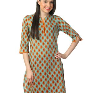 Mother Earth Women Green Kurta