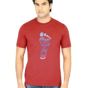 Mark Taylor Men Red Printed T-shirt
