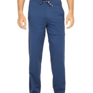 Urban Yoga Men Solid Navy Blue Track Pants