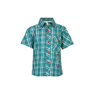 Ant Kids Pocket Button Green Shirts