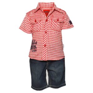 Gini and Jony Boy's Kaiser Red Blue Infant Kidswear