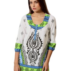 Global Desi Women White Tunic