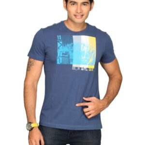s.Oliver Men's Qsm Blue T-shirt