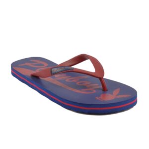 Playboy Men Red & Blue Flip Flops