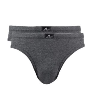 Jockey ELANCE Men Grey Pack of 2 Briefs 1004