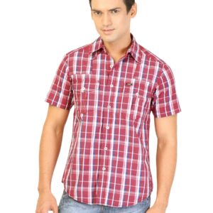 Lee Men Red Check Shirt