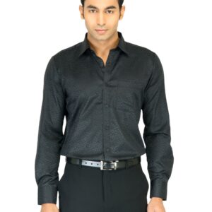 Turtle Solid Men Black Shirt
