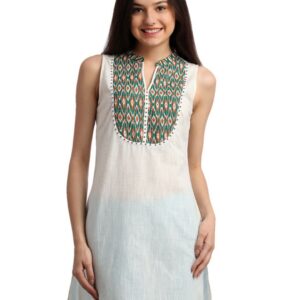 Aurelia Women White Kurta