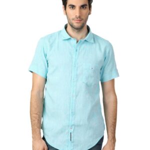 Basics Men Blue Shirt