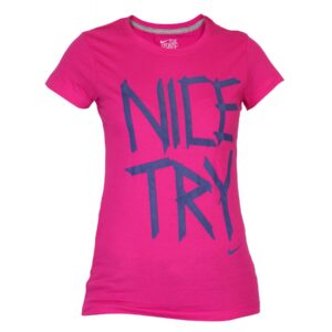 Nike Women Try Me Pink T-shirt