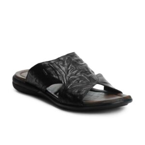 Franco Leone Men Black Slippers