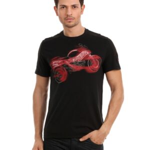 Puma Men Black Ducati Graphic T-shirt