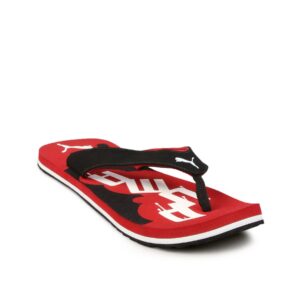 Puma Unisex Splash Red Black Flip Flop