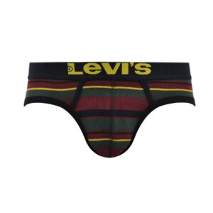 Levis Men Jazz Stripes Green Brief