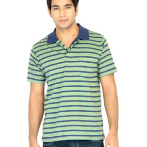 Turtle Stripes Men Green TShirt