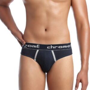 Chromozome Men Navy Blue & Grey Briefs