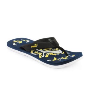 Puma Men Triangle Navy Blue Flip Flops