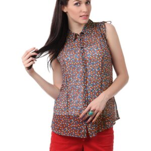 French Connection Women Blue Shirt