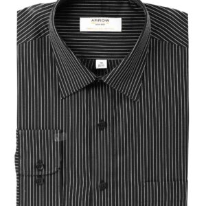 Arrow Men Stripes Black Shirts