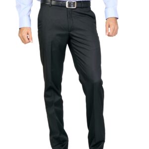 Arrow Men TR Finish Black Trousers