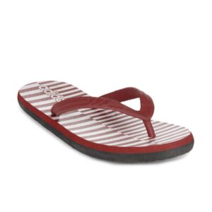 ADIDAS Men Red Linear Flip Flops
