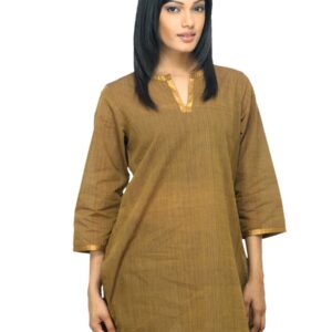 Fabindia Women Brown Kurta