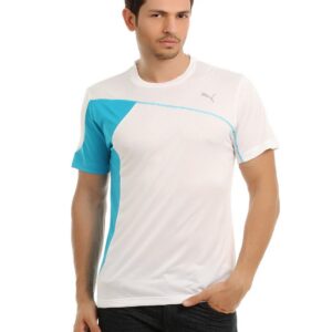 Puma Men White Training T-shirt
