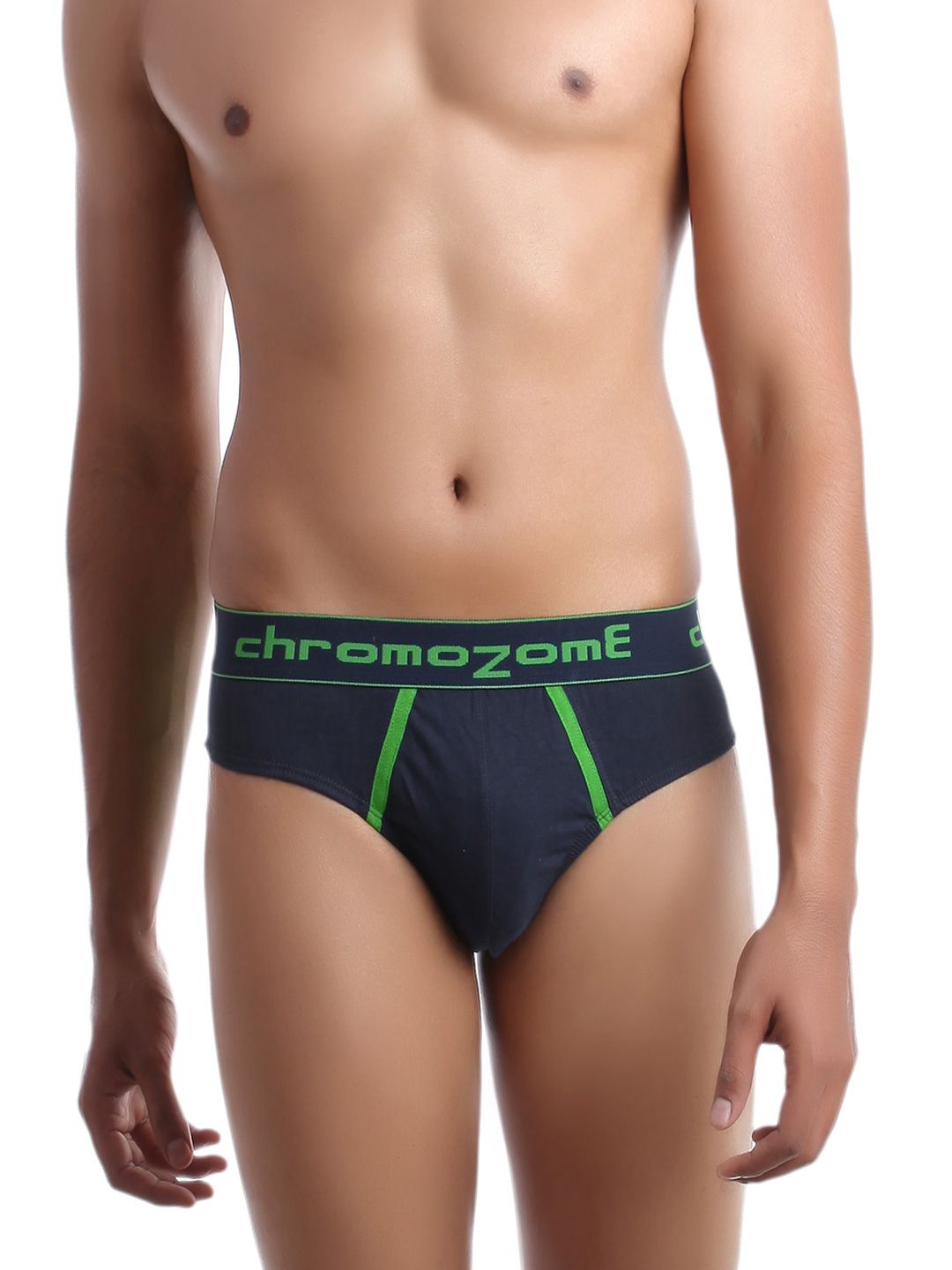 Chromozome Men Navy Blue Brief